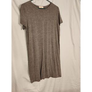 Pino Gray T-Shirt Dress, Medium (no tag,) Gently Used